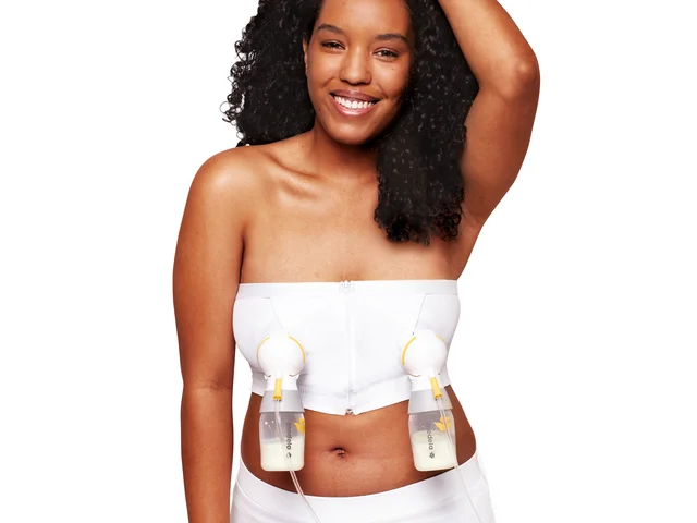 [7612367079068] Bustier d’expression Hands-free - Medela - Taille L Noir  