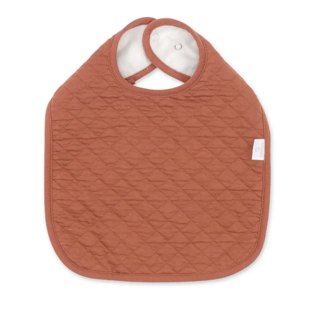 Bavoir waterproof - Bemini - Brick PADY QUILTED JERSEY
