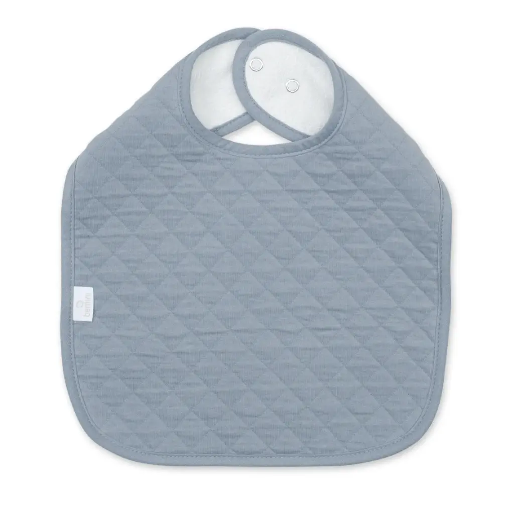Bavoir waterproof - Bemini - Stone PADY QUILTED JERSEY