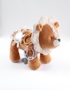 Peluche d'activités - noukie's - Babou en Veloudoux et mousseline, caramel