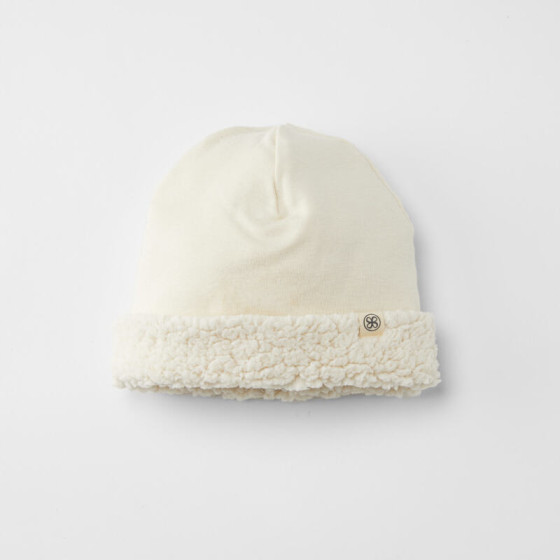 Bonnet réversible - Cloby - Teddy Off White 0/6 mois 