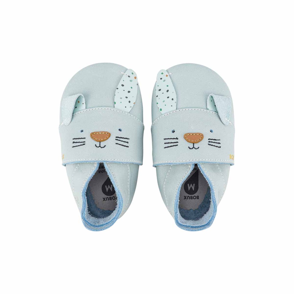 Chaussons en cuir - BOBUX - Soft Sole Hopsy Seafoam taille S