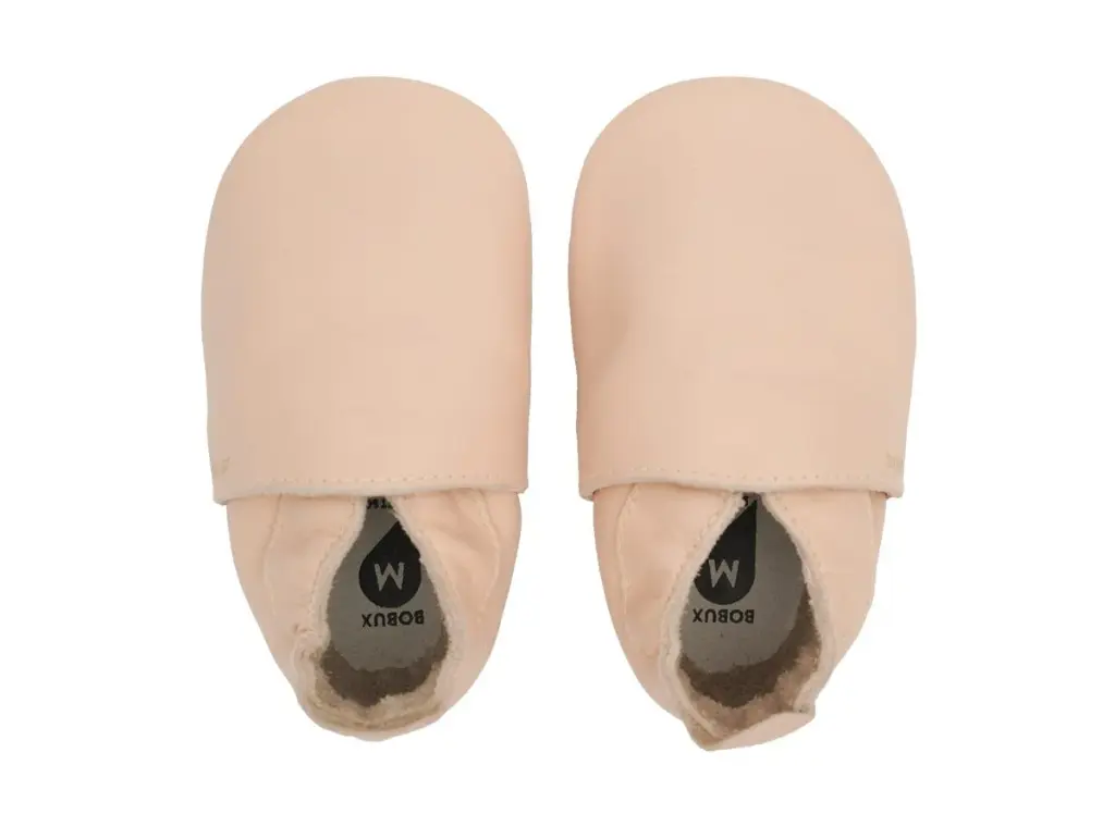 Chaussons en cuir - BOBUX - Simple Shoe Soft Soles Rose Taille S