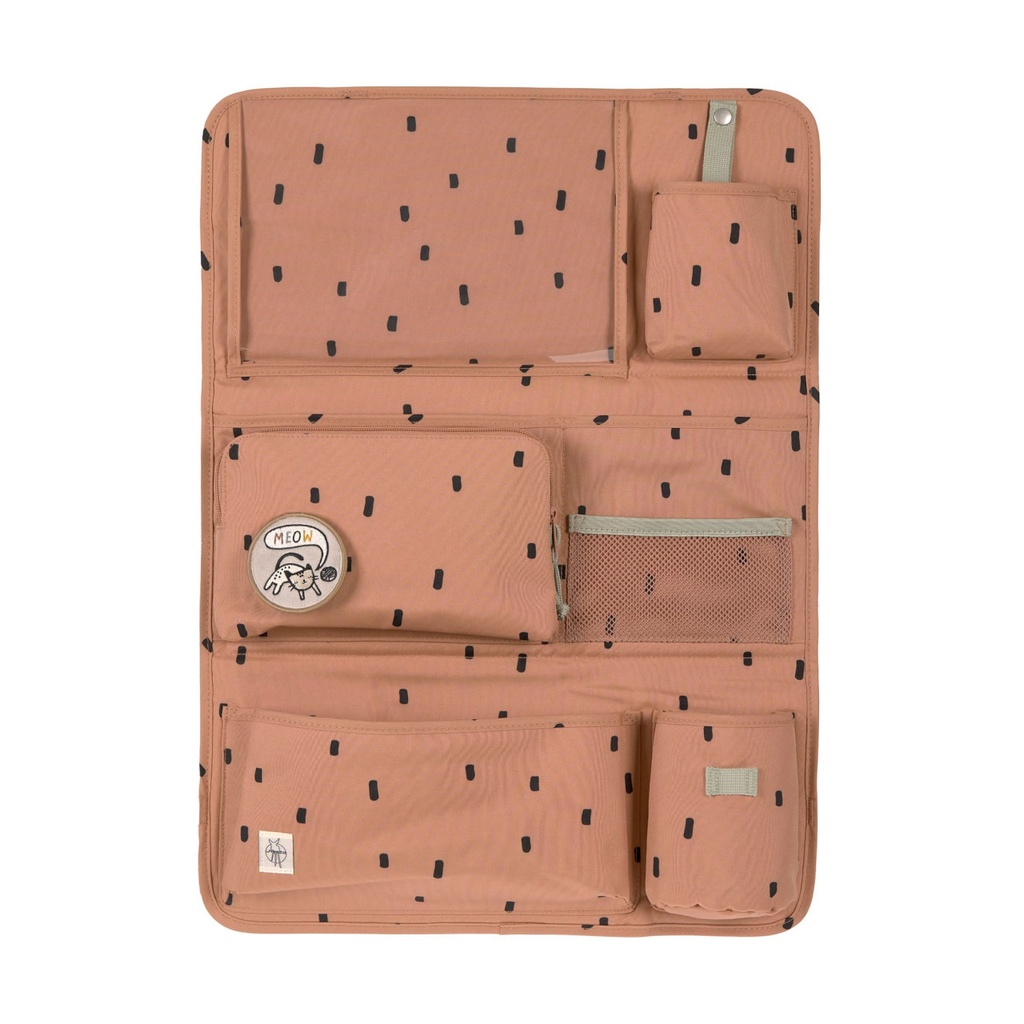 Organisateur de voiture - Lässig - happy prints, caramel 
