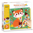 Peinture au doigt  - Créa Lign -  Animaux de la campagne ( 24,5 x 24,5 x 4,5 cm )    