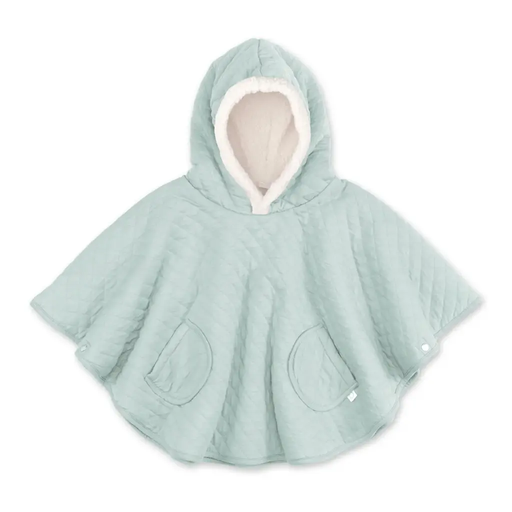 Poncho de voyage -Bemini -9-36m Lunar Pady quilted + teddy