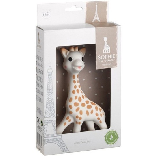 Sophie la girafe boîte il était une fois - Jouet en caoutchouc 100 % naturel 