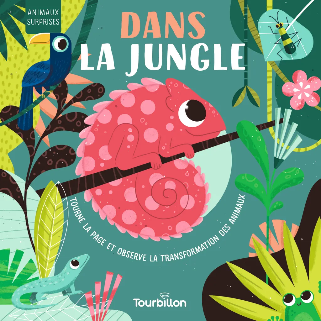 Livre d’éveil animé - Toubillon - Dans la jungle