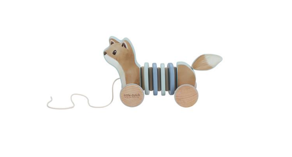 [8713291772571] Animal à tirer - Little Dutch - Renard