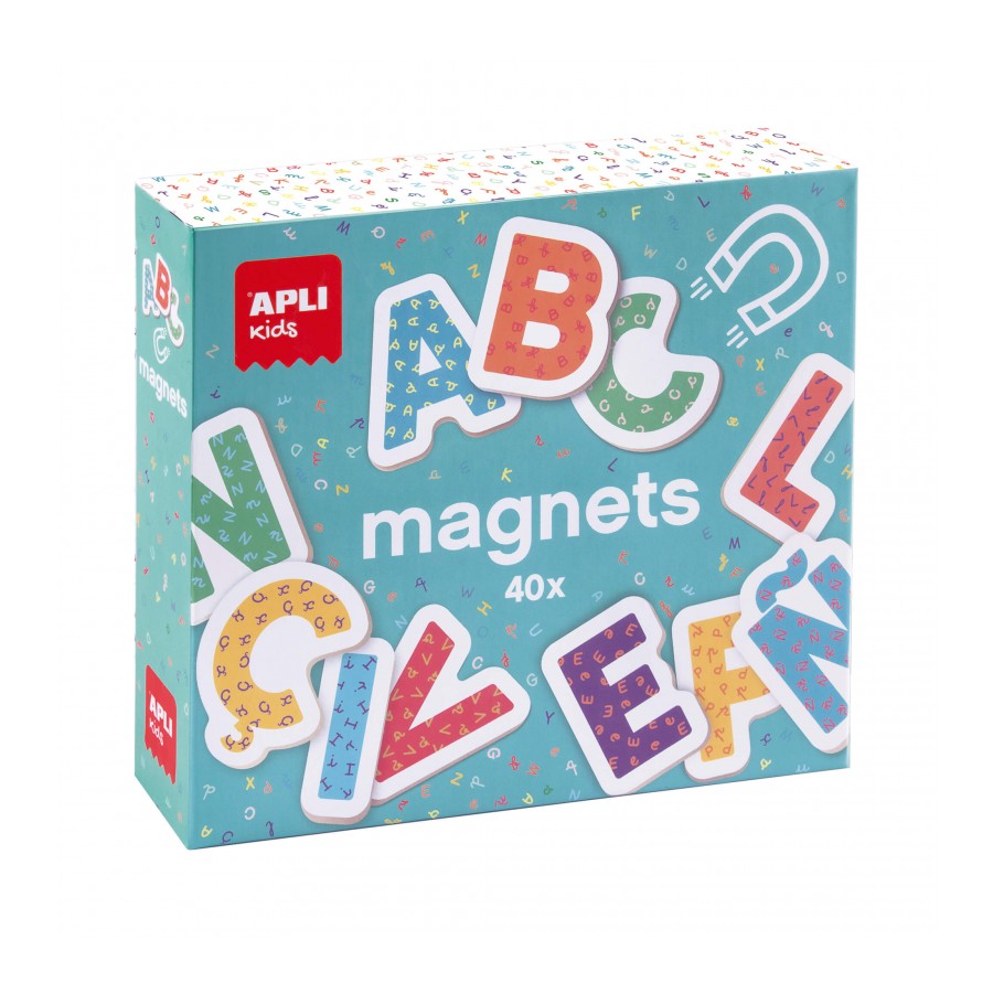 Jeu éducatif - Apli - Magnet lettres en bois