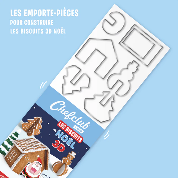 Emporte-pièces - Chef club kids - La maison d'hiver 3D