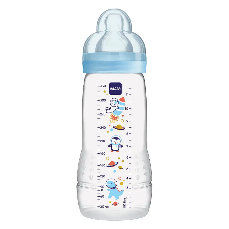 Biberon - MAM - Easy Active™ 330 ml 4+ mois bleu 