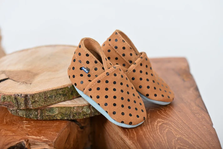 Chaussons en cuir - Stabifoot - Babysoft Sable 6/12 mois