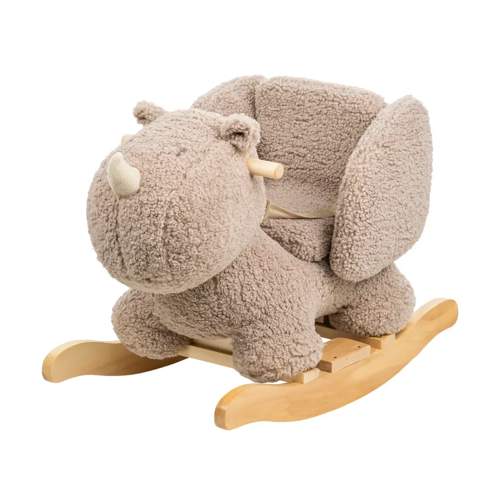 Animal à Bascule - Nattou - rhinocéros Teddy