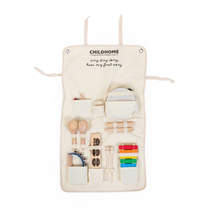 Ensemble De Musique - Childhome - 8 Instruments + Organisateur Pliable 
