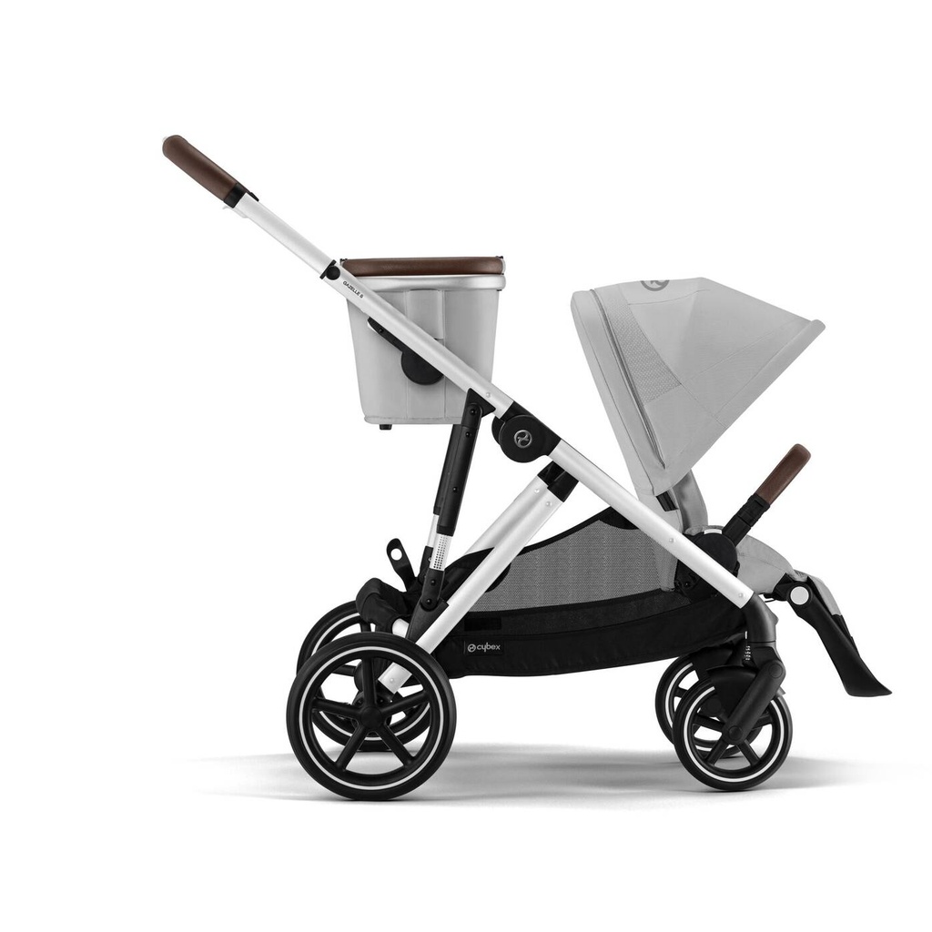 Poussette - Cybex - Gazelle S Lava Grey (Silver Frame)