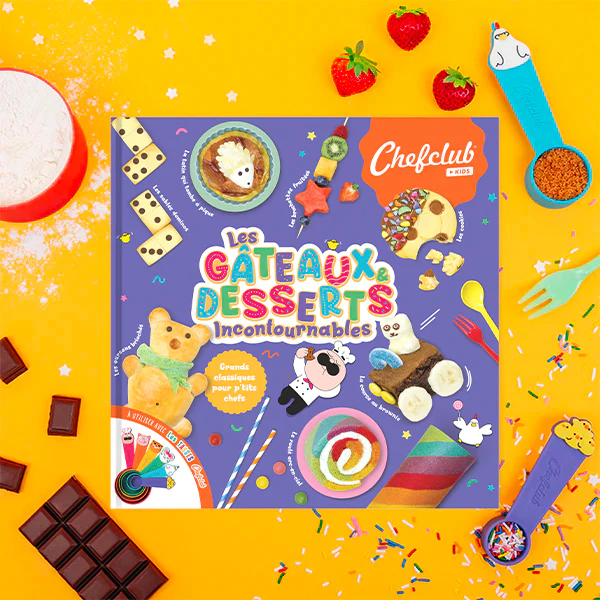 Livre - Chef club kids - Les gâteaux et desserts incontournables 