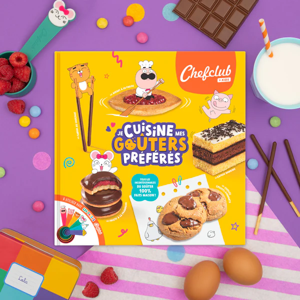 Livre - Chef club kids - Je cuisine mes goûters préférés 