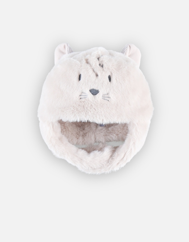 Chapka - noukie's - en Groloudoux, greige 18-24 mois