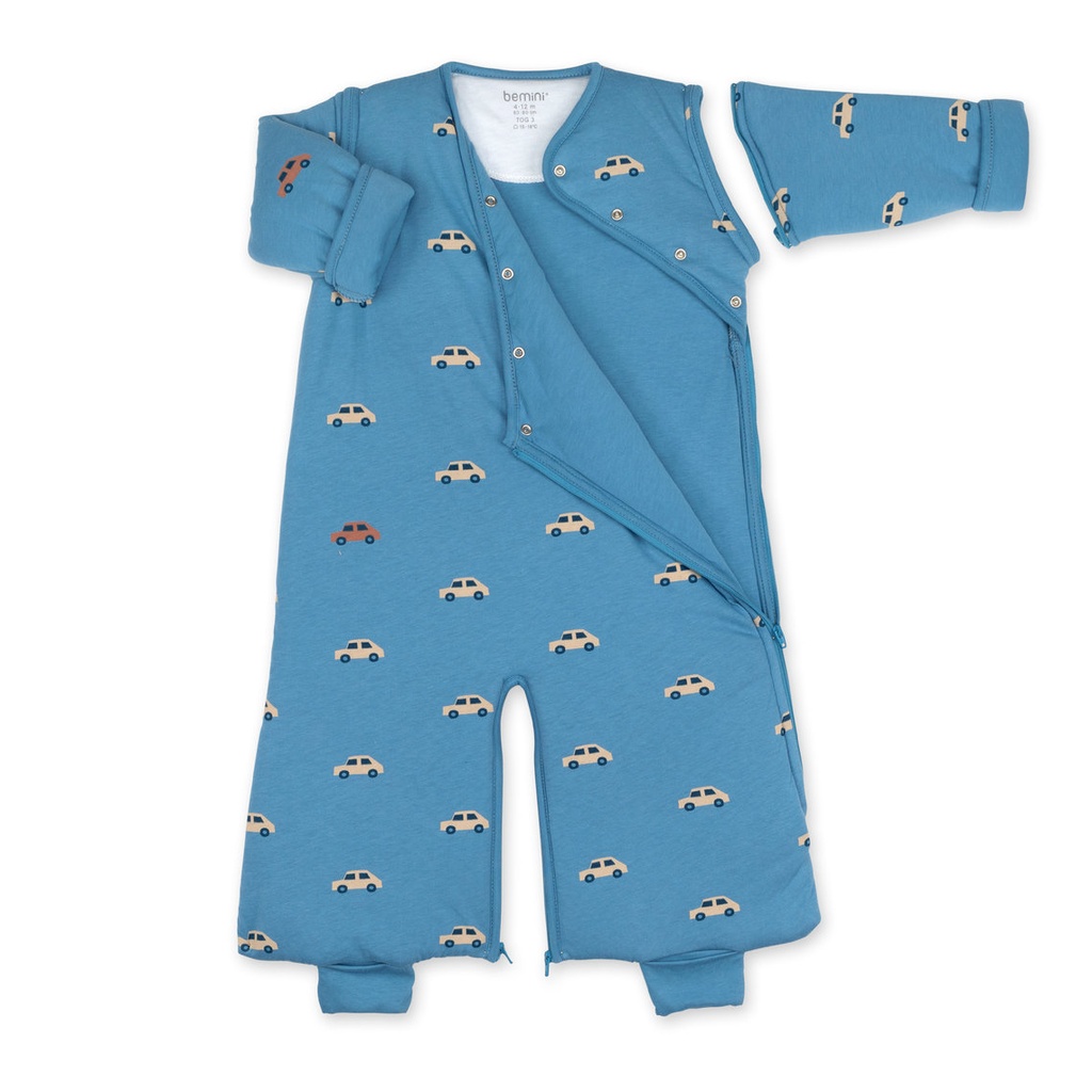 Gigoteuse Magic Bag - Bemini - 4-12m Print mario Turquoise pady jersey + jersey tog 3
