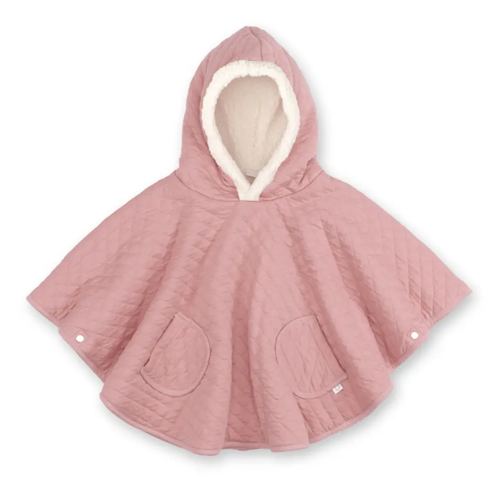 Poncho de voyage - Bemini -9-36m Vintage pady quilted + teddy  