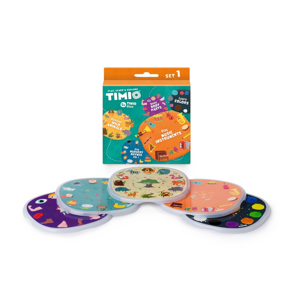 Jeu de disques pour Lecteur interactif - Timio - SET 1