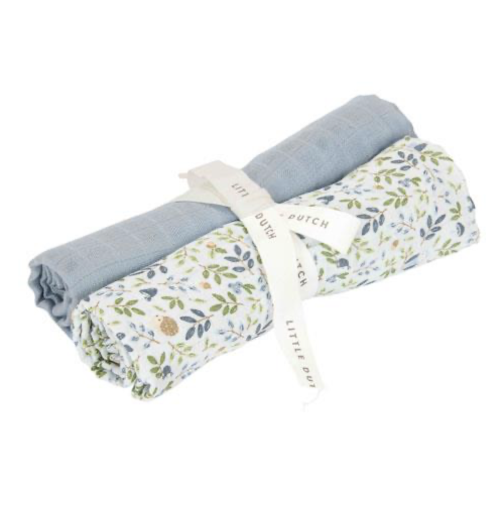 Langes tétras - Little dutch - Forest Adventure & denim blue ( 70x70 cm ) 