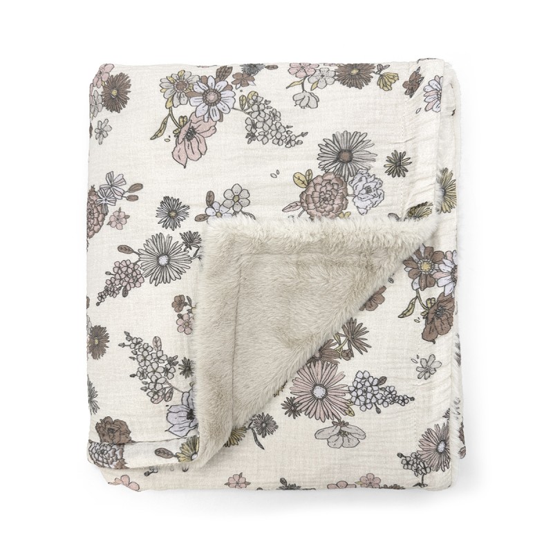 Couverture polaire - Babyshower - Large bardot 