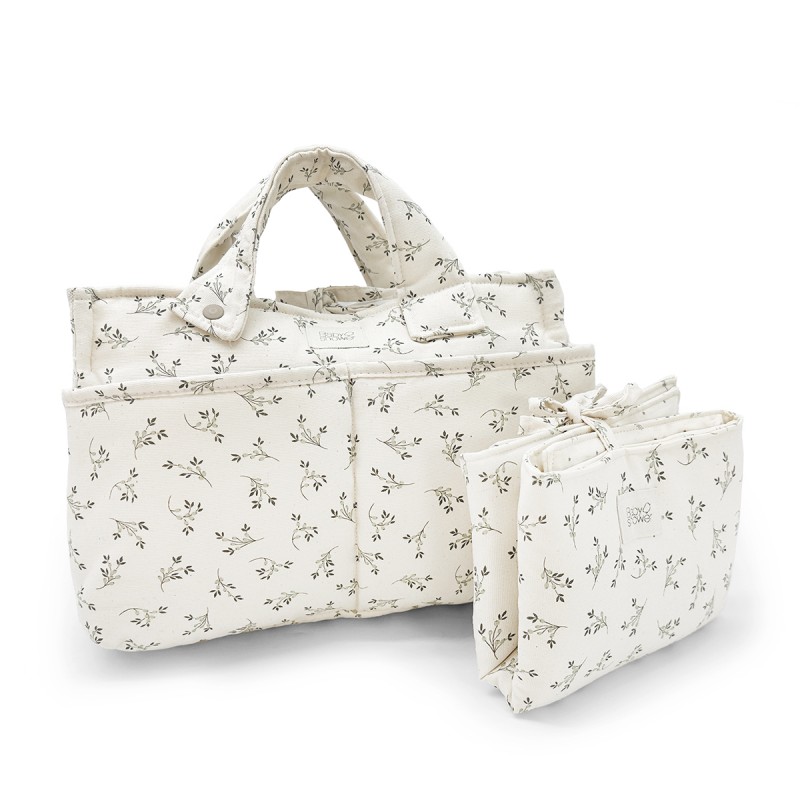 Sac à langer - Babyshower - Olive bloom 