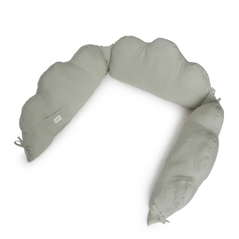 [7427252667400] Tour de lit - Babyshower - Little cloud dune powder 