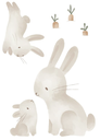 Autocollants muraux - Little dutch - Bébé bunny 