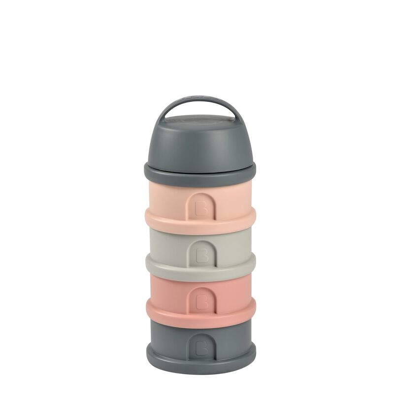 [3384349117139] boite doseuse 4 compartiments empilables - Béaba - Girs/Rose