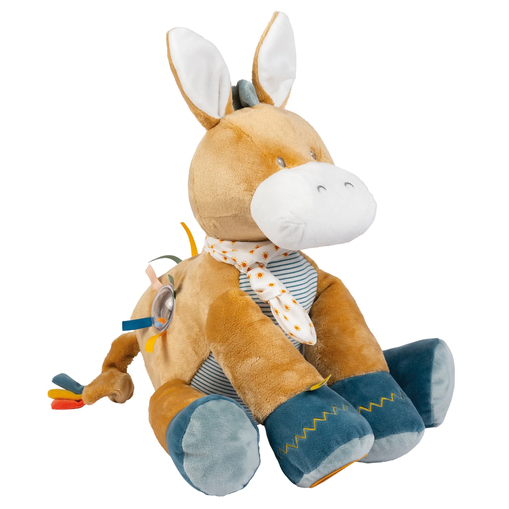 Peluche d'activités - Nattou - Léo l'âne 