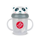 Tasse d’apprentissage avec paille lestée - Tum Tum - Panda