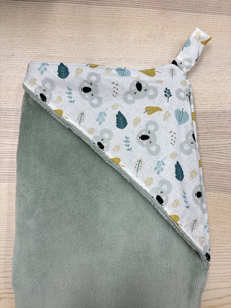 Cape de bain - Fleur de coton - Koala 90x90  
