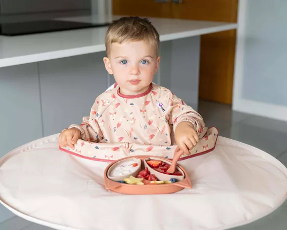Kit Bavoir et Plateau - Tidy Tot  - Renard sand