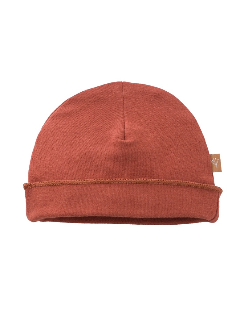 [8720574699500] Bonnet de naissance - Fresk - Rouille