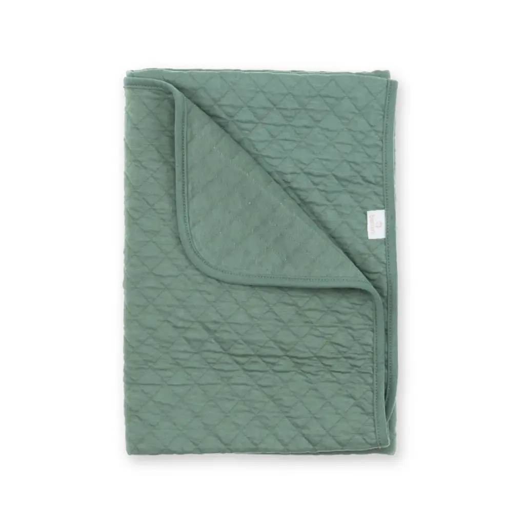 Couverture - Bemini - 75x100cm Green pady quilted jersey tog 1.5 