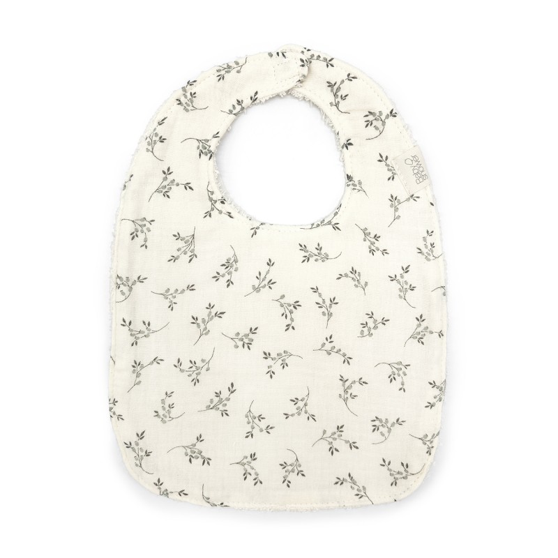 Bavoir - Babyshower - Olive bloom