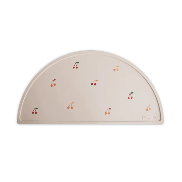 [810052460826] Set de table en silicone - Mushie - Cherries