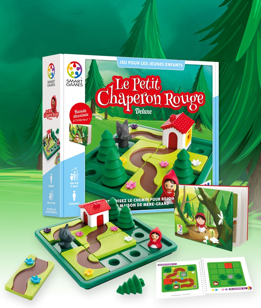 Jeu - Smart Games - Le petit chaperon rouge deluxe - 4/7 ans 