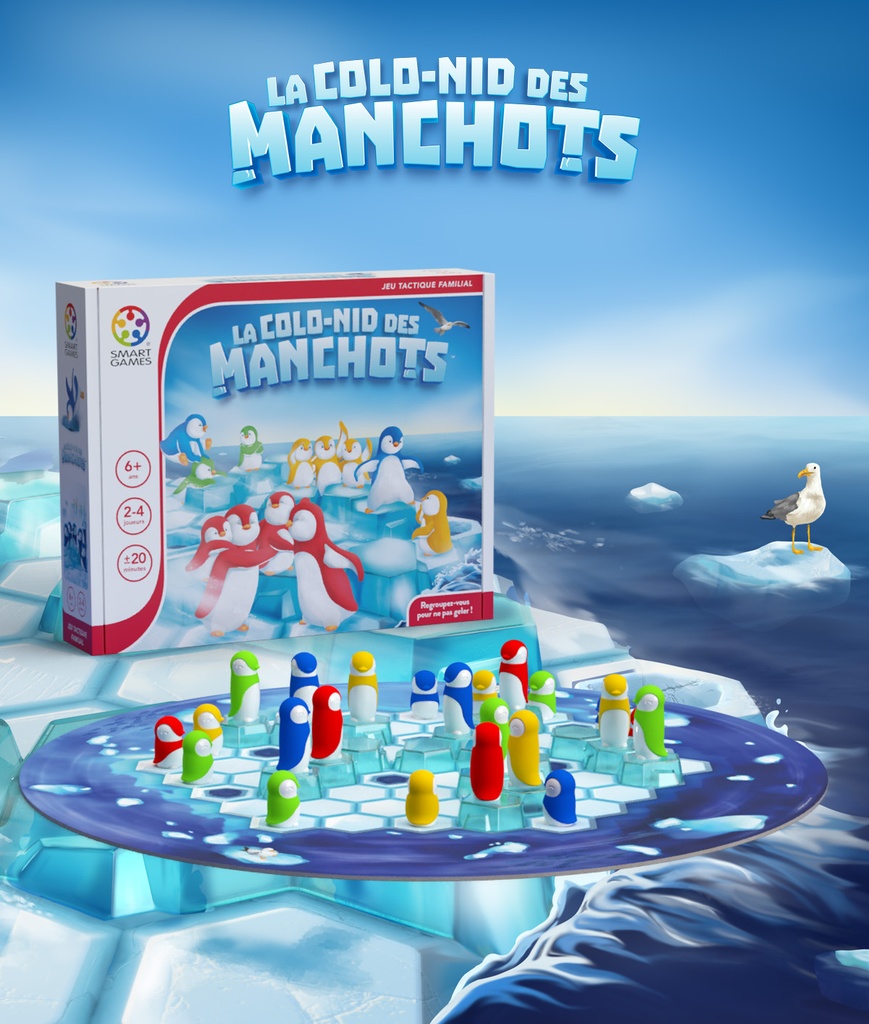 Jeu - Smart Games - Le Colo-Nid des Manchots - 6 ans et +  