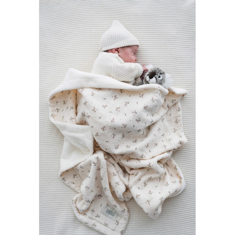 Couverture printemps - Babyshower - Roseberry