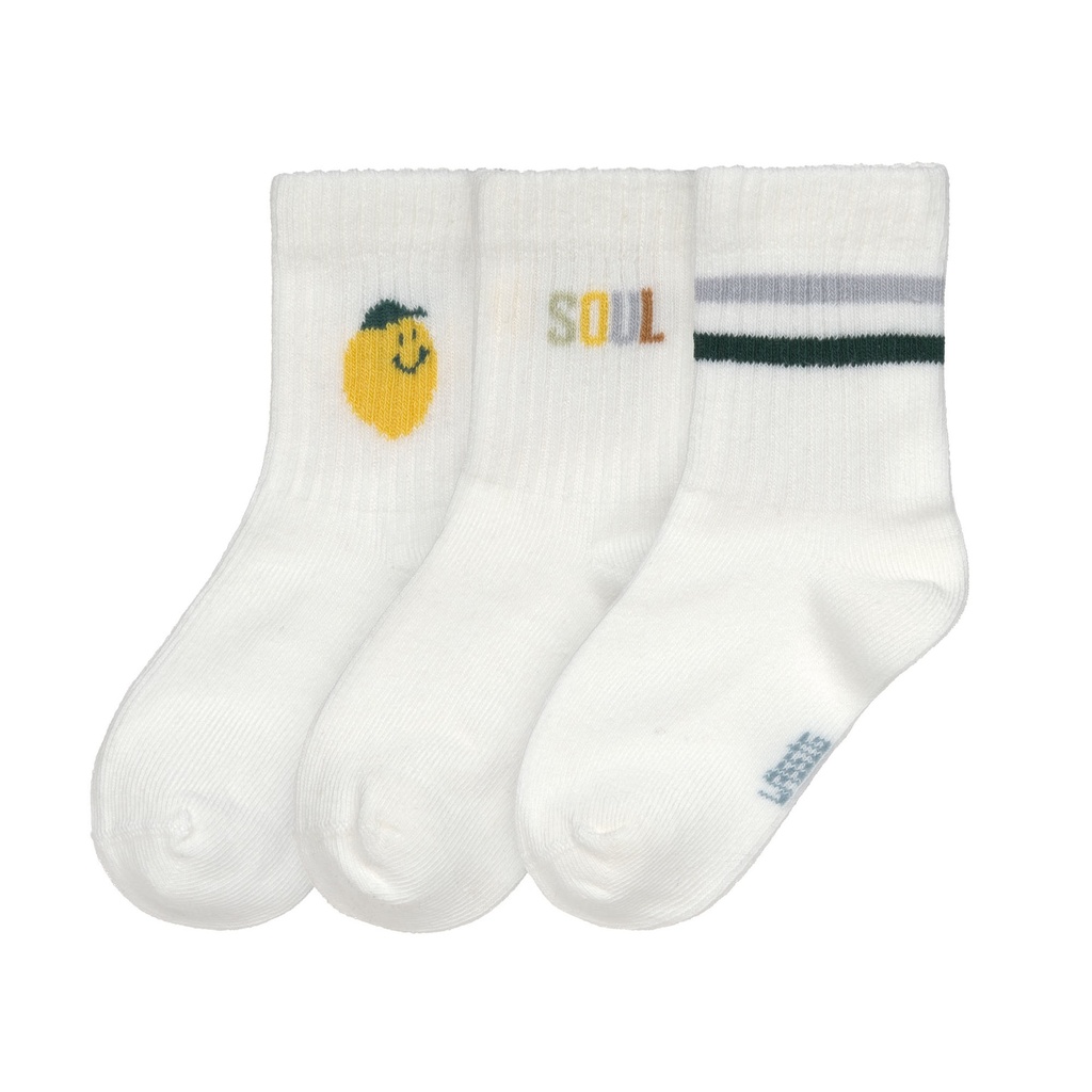 [4066239155313] Lot de 3 chaussettes enfant - Lässig - Little Gang, Citron 23/26