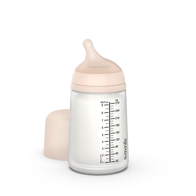 Biberon anti-colique ZERO.ZERO - Suavinex - 270 ml Débit Moyen