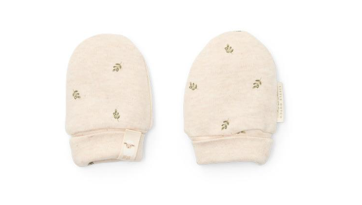 [8720986873338] Moufles anti-griffure - Little Dutch - Green Leaves One Size