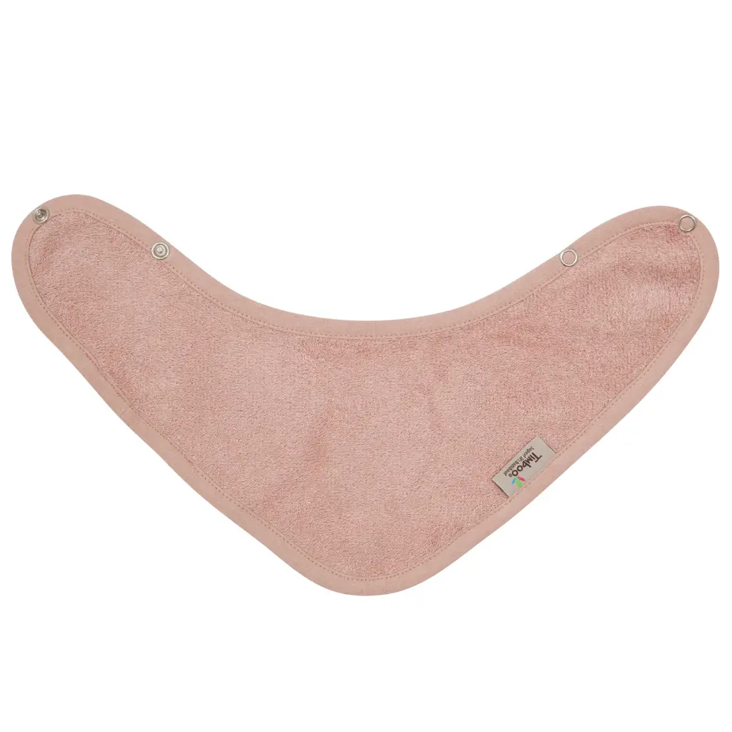 Bavoirs Bandana  - Timboo -  Misty rose