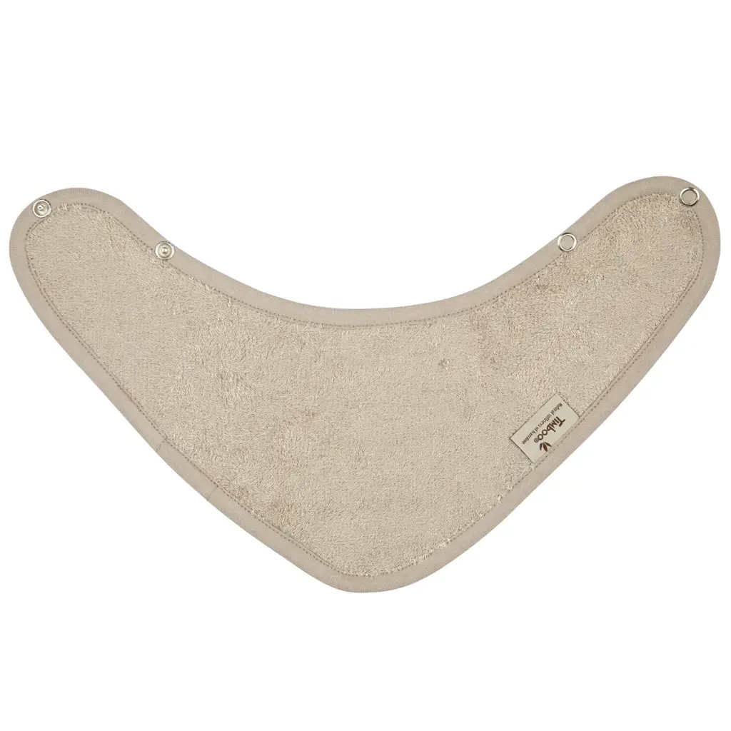 Bavoirs Bandana - Timboo - Feather grey
