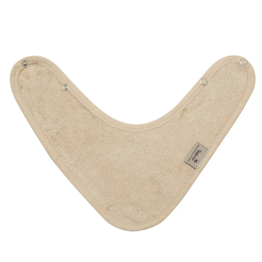 [5414546074336] Bavoirs Bandana - Timboo - Frosted almond