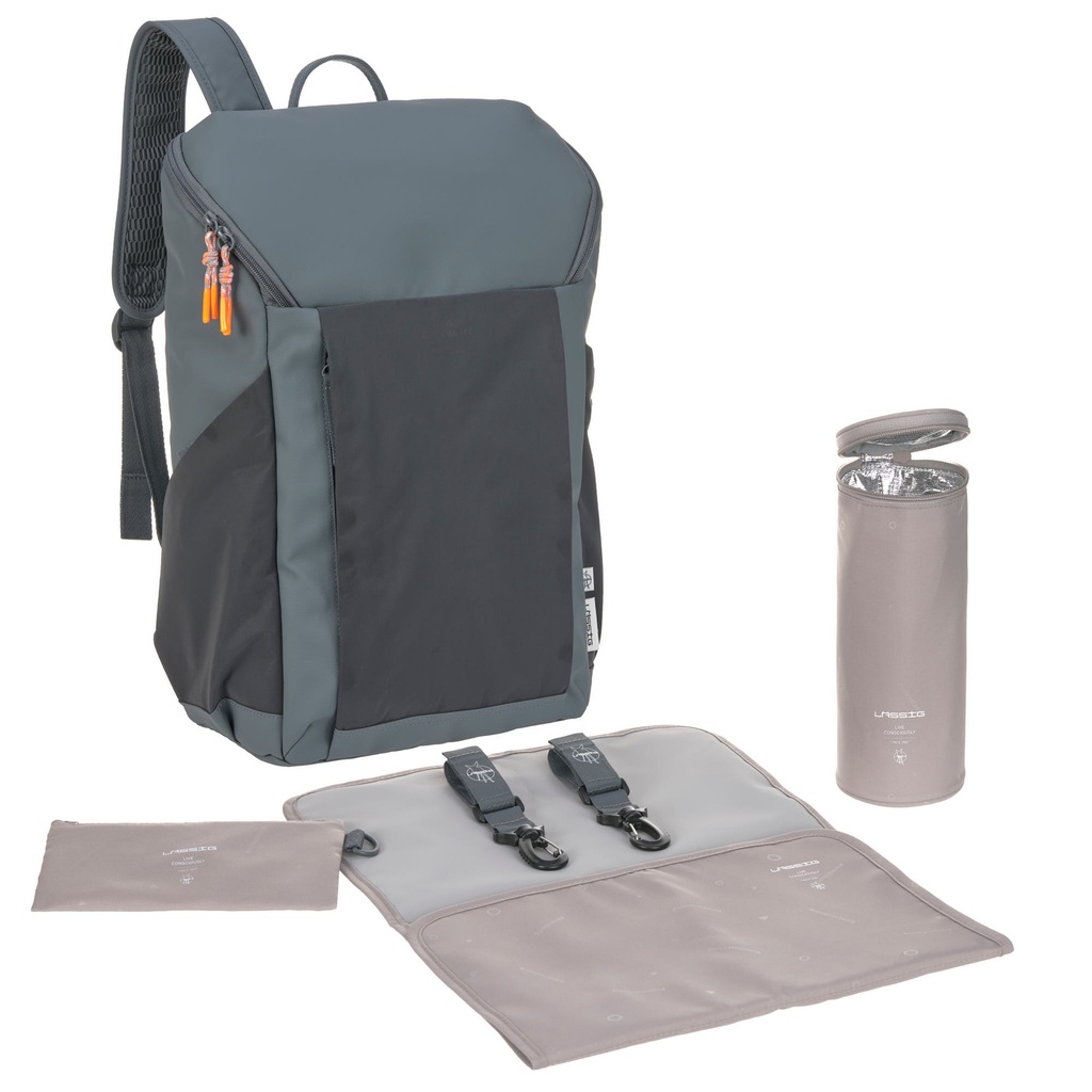 Sac à dos à langer - Lässig - Slender up, anthracite 